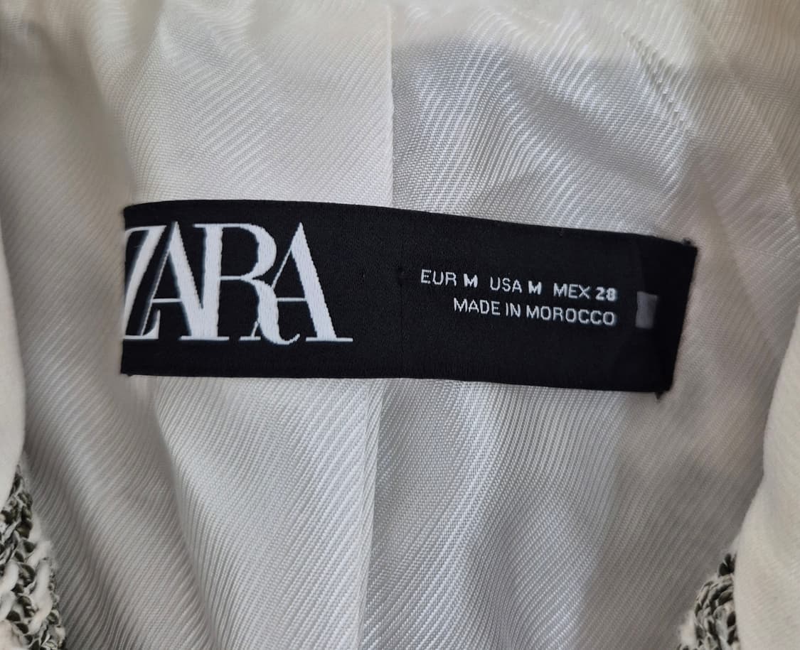 ZARA 자라 크롭 트위드 자켓 상품이미지2