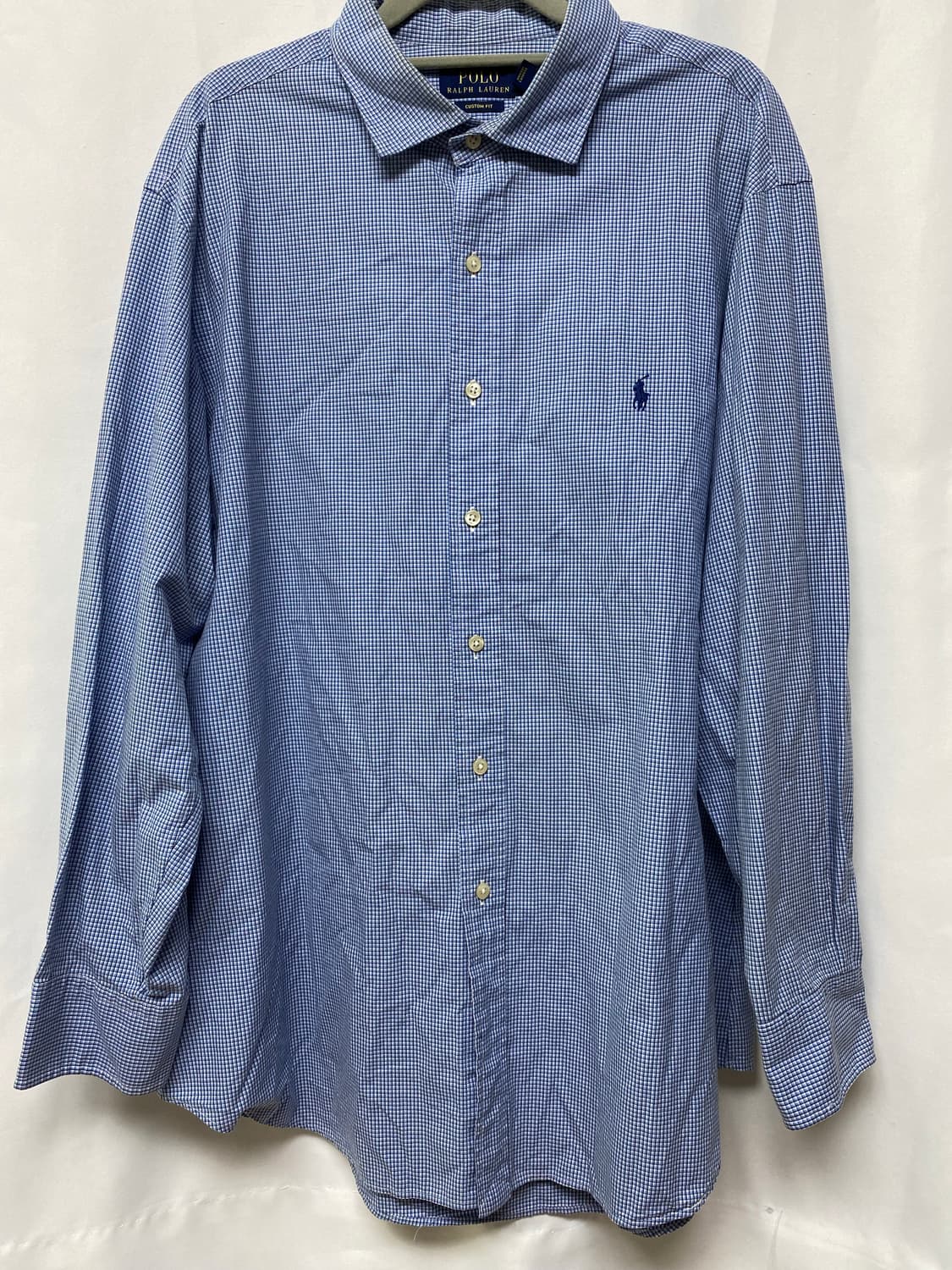 폴로 랄프로렌 셔츠 블루 17 1/2 [XL-XXL] 상품이미지1