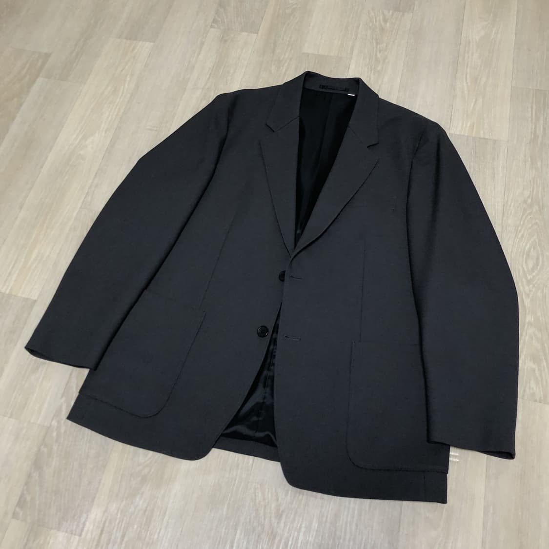 (L) 유니클로 U 20 FW U 테일러드 자켓 다크 그레이 상품이미지2