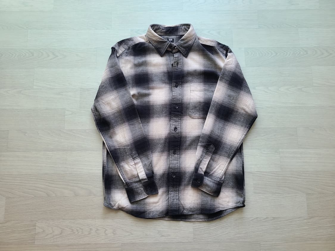 [M] 유니클로 플란넬 셔츠 판매 상품이미지2