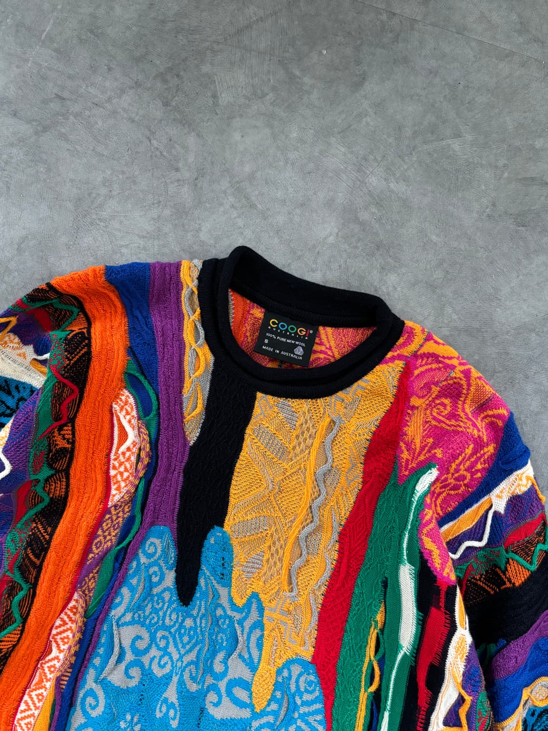 Coogi 쿠지 멀티컬러 케이블 니트  상품이미지5