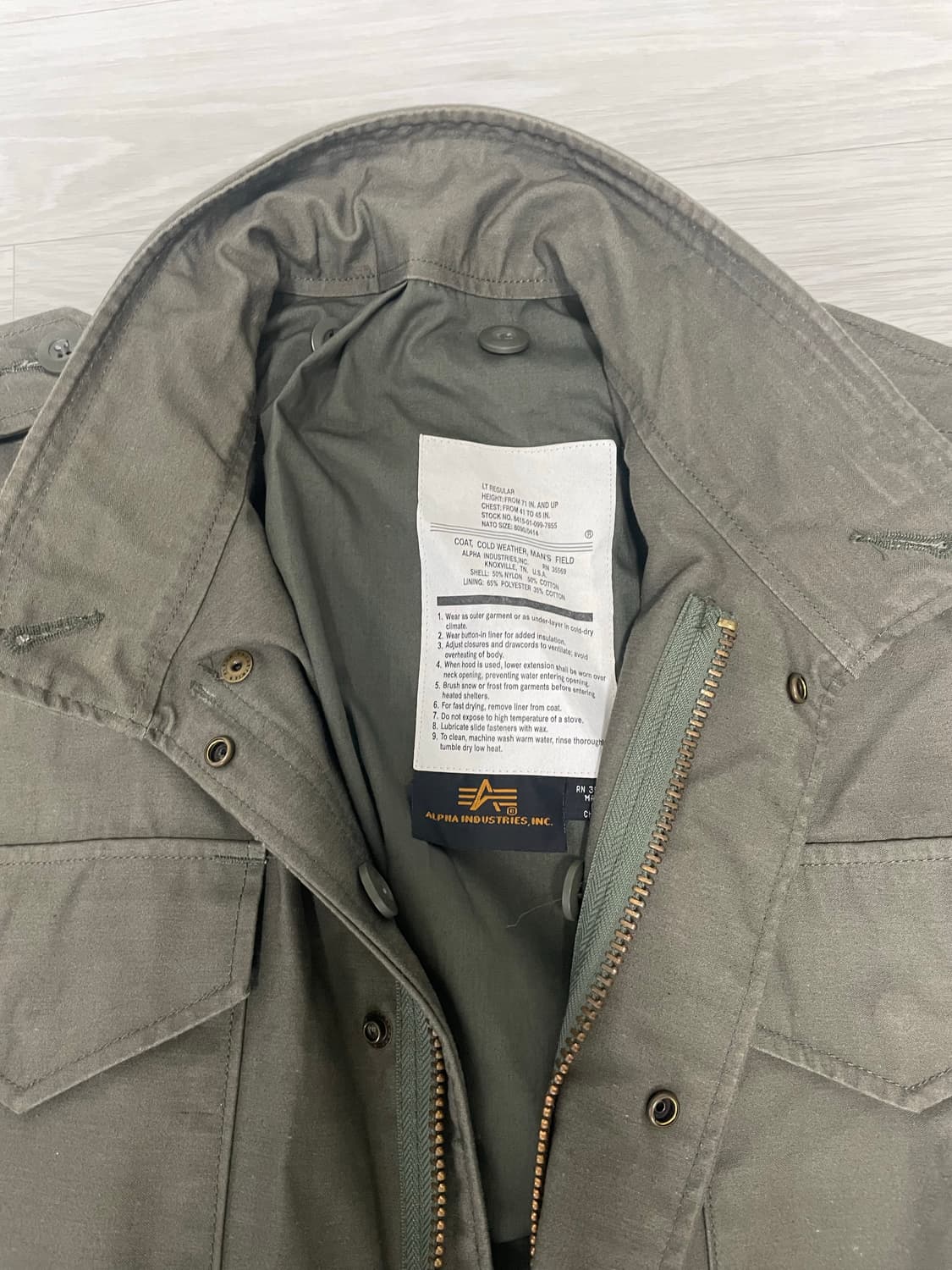 알파인더스트리 m65 상품이미지2