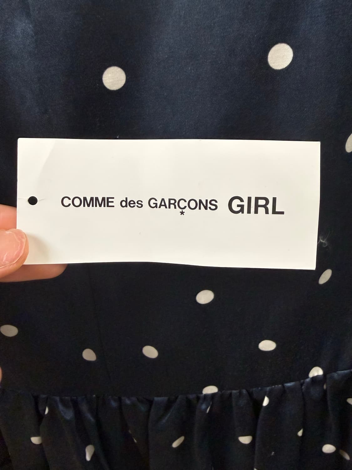 comme des garcons girl 도트 원피스 상품이미지3