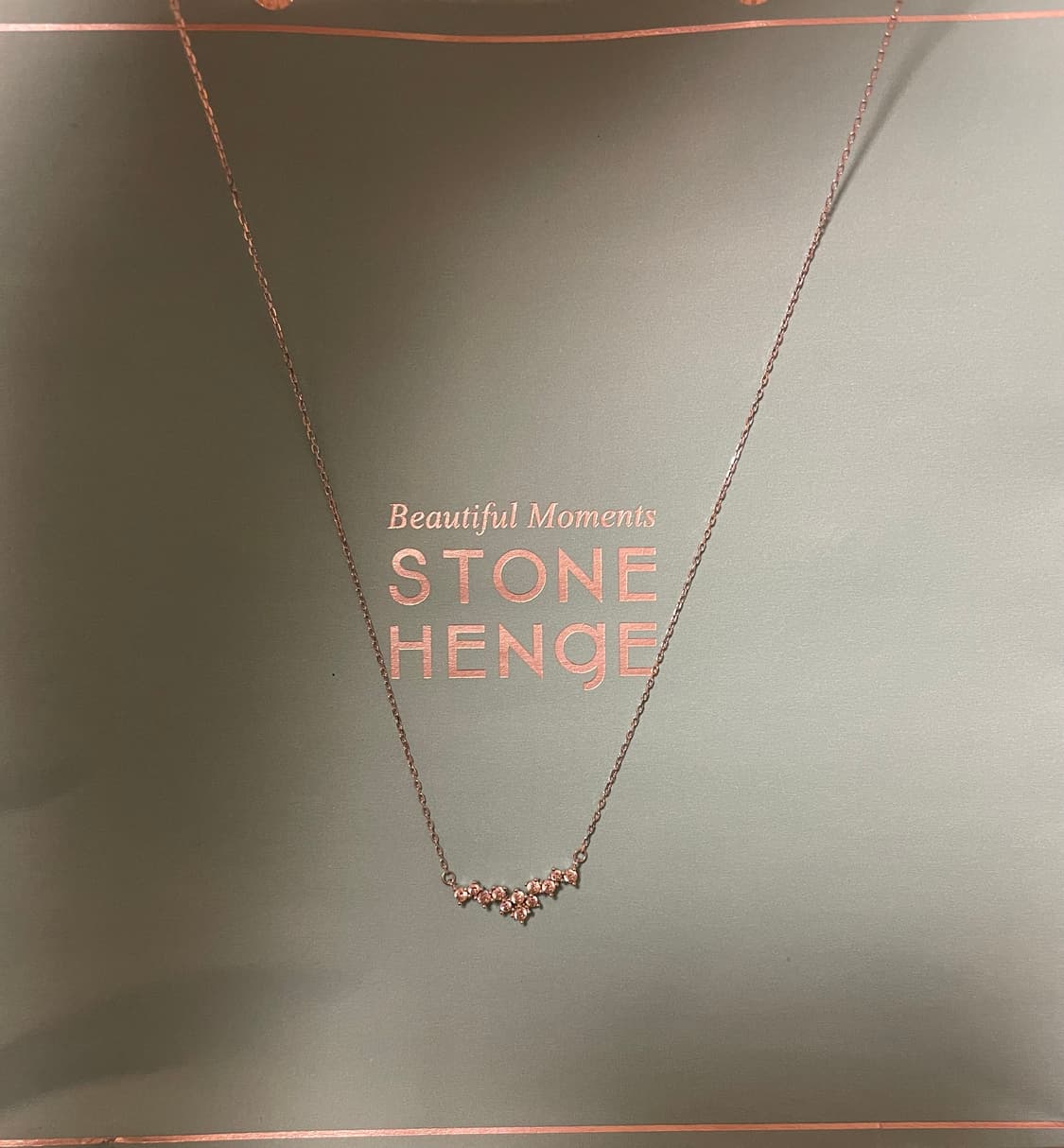 스톤헨지 큐빅 실버925 순은 목걸이 네크리스 눈꽃송이 상품이미지2