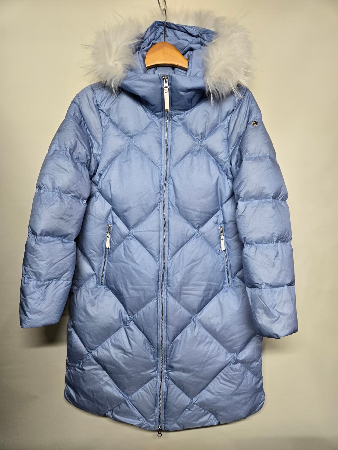 블랙야크 엄청가벼운  여성 부스터 다운 롱패딩 100 블루 상품이미지1