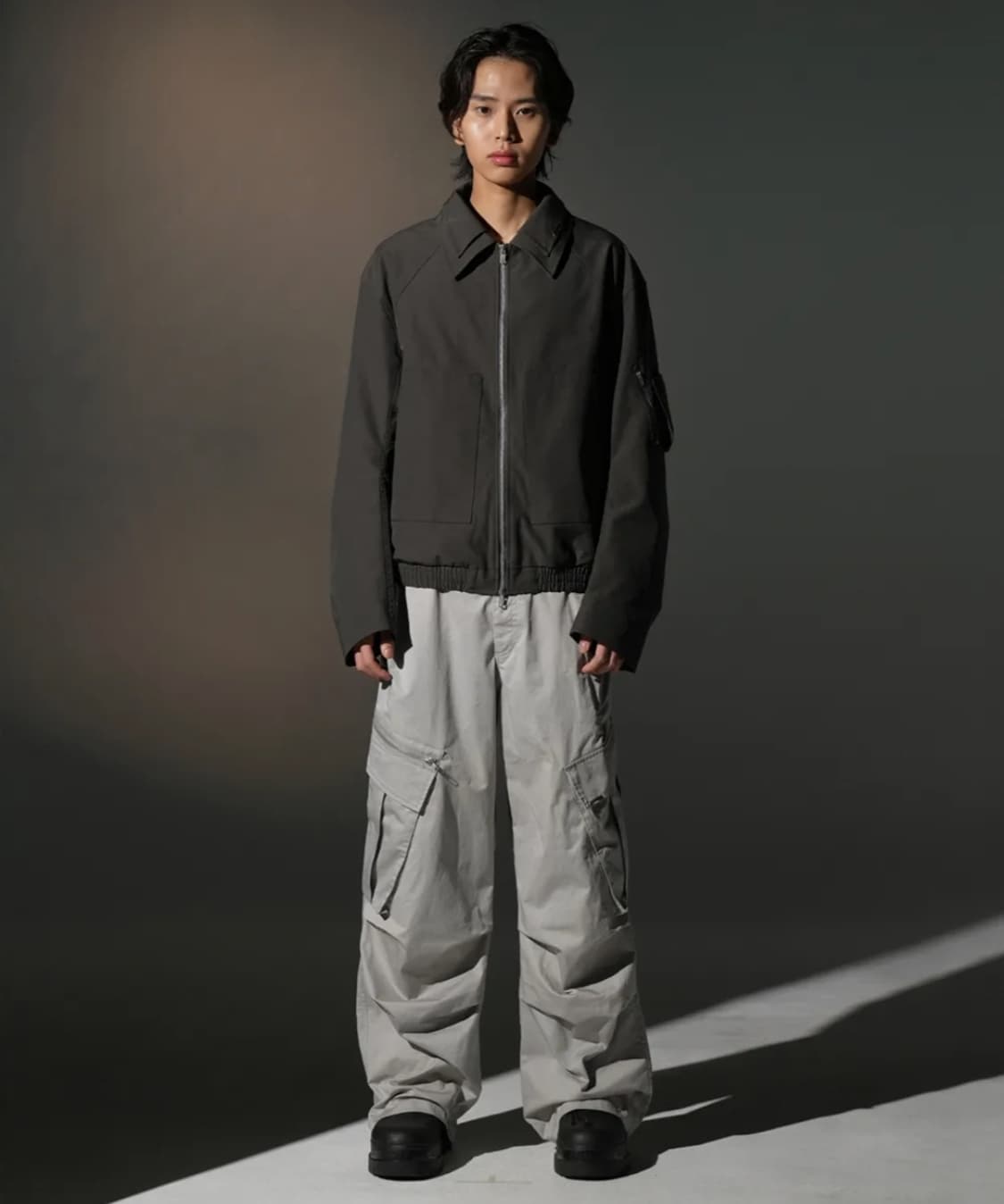 그레일즈 24FW 더블카라 애쉬 마원 점퍼 상품이미지3