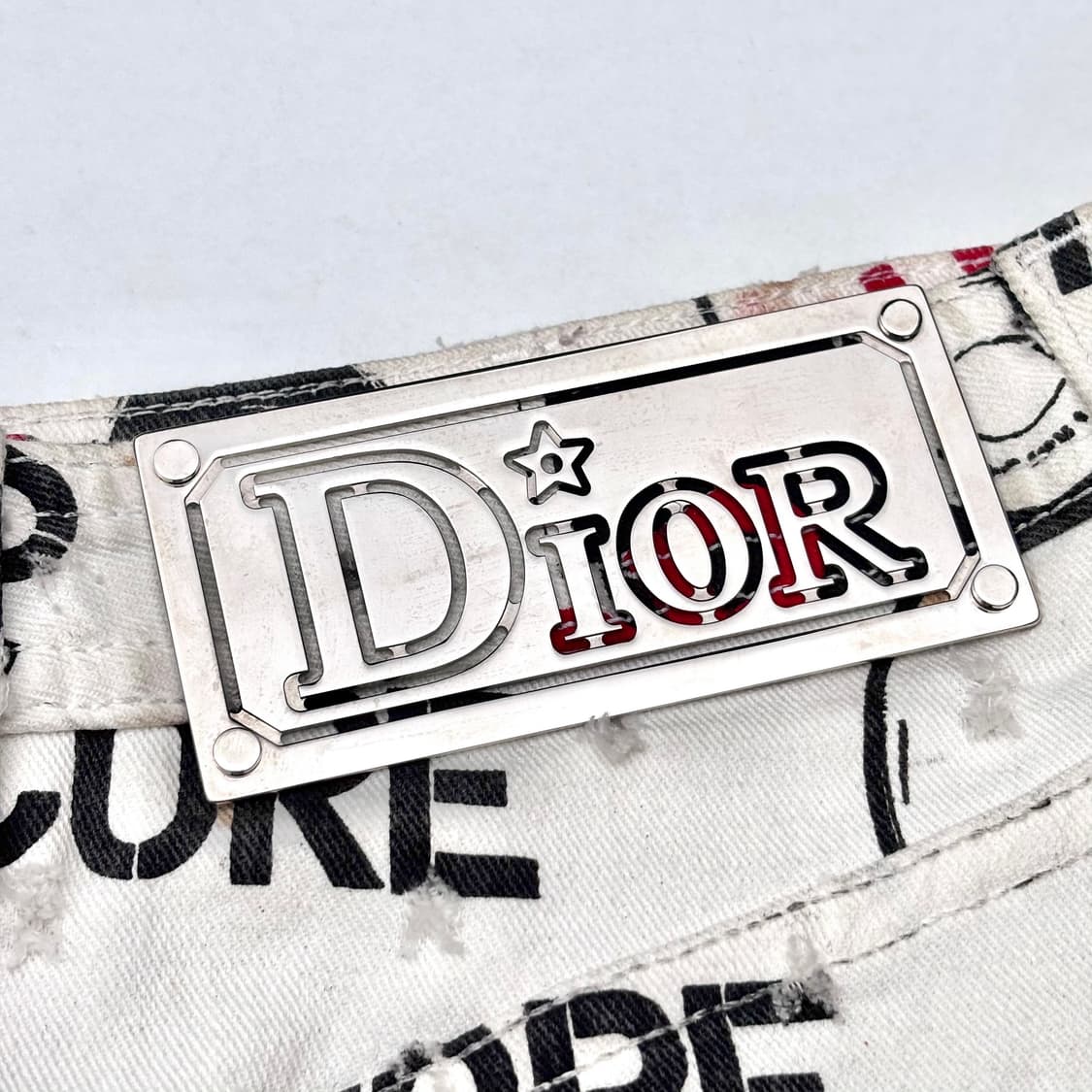 디올 하드코어 미니 스커트 상품이미지5