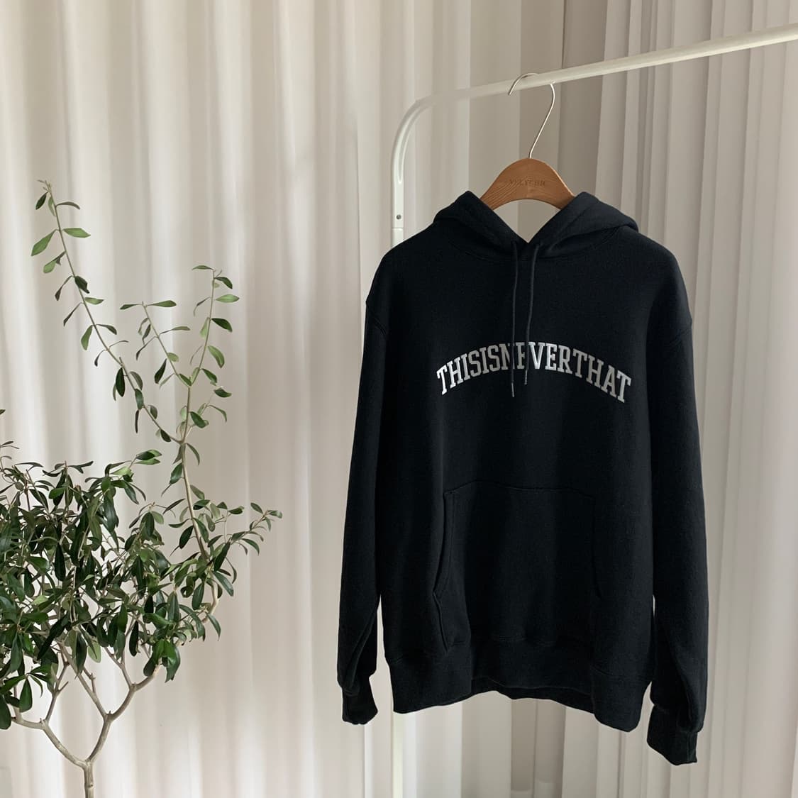 디스이즈네버댓 thisisneverthat 자수 로고 기모 후드티 상품이미지10