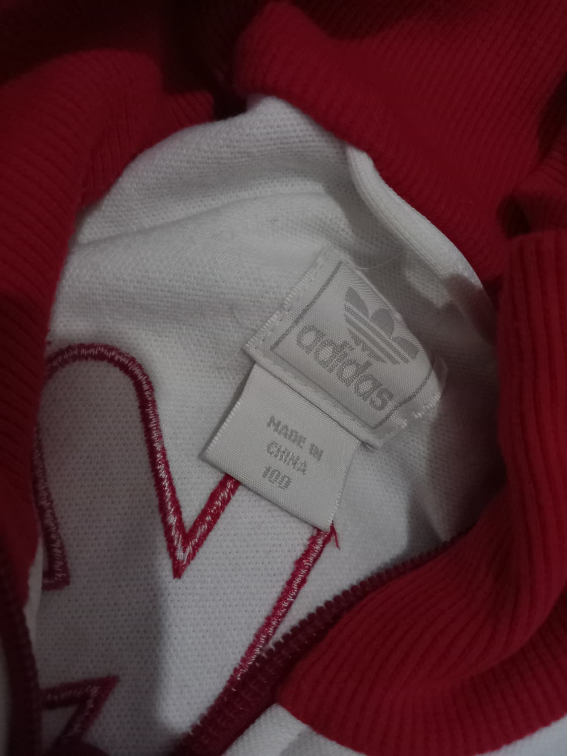 아디다스 도쿄 흰빨 화이트 저지 져지집업 95/M 상품이미지5