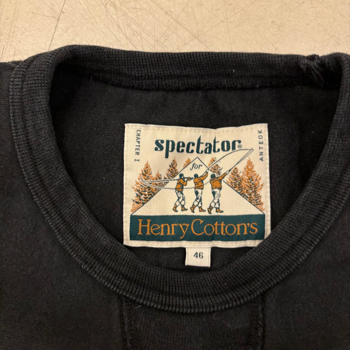 헨리코튼 스펙테이터 포켓 디테일 맨투맨 상품이미지3