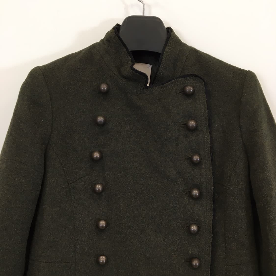 오즈세컨 더블 울코트 55 카키  상품이미지3