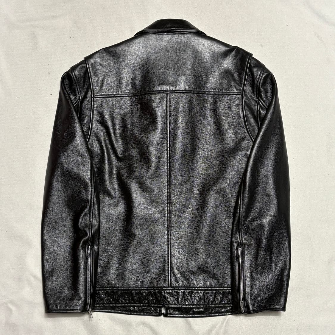 XL 에이징CCC 소가죽 레더자켓 상품이미지3