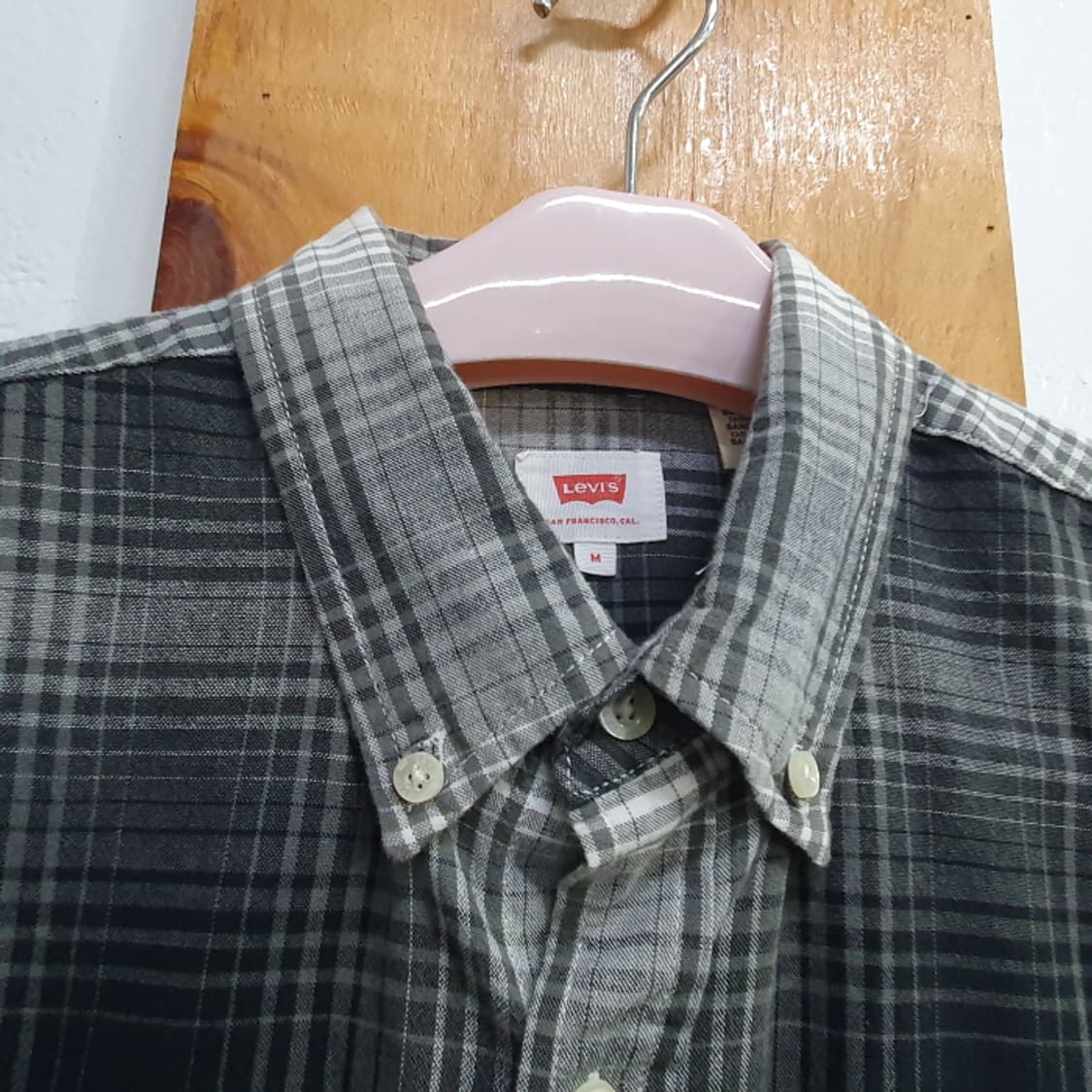 리바이스 반팔 체크 셔츠(95) 상품이미지7
