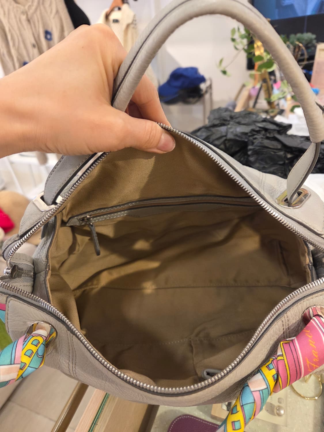 ALPHARD 알파드 채정안백 리얼레더 토드백 상품이미지7