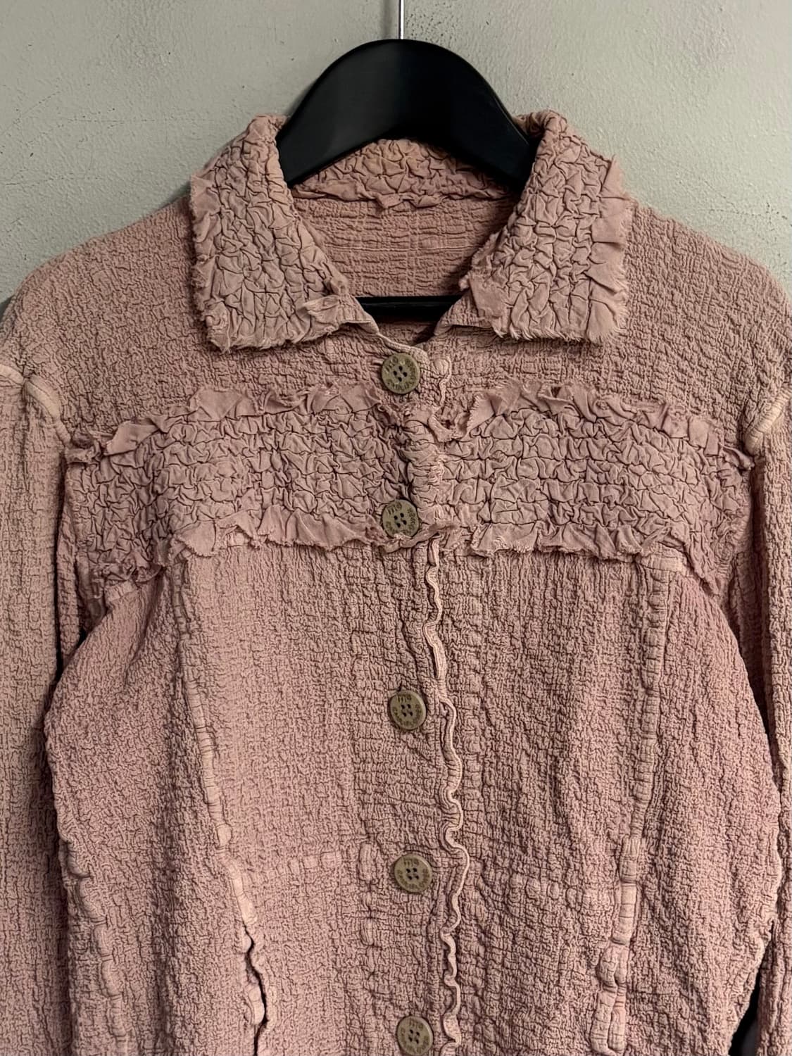 ISSEY MIYAKE me pink pleats cardigan  상품이미지3