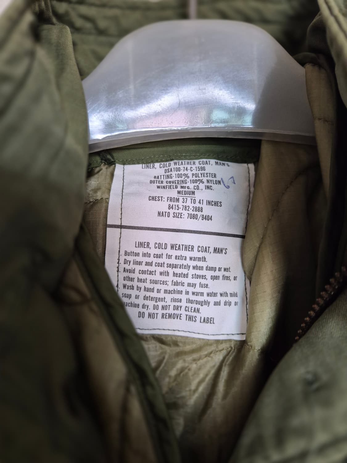 80s 오리지날 m65 필드자켓(데드스탁 내피포함) M/L 상품이미지6