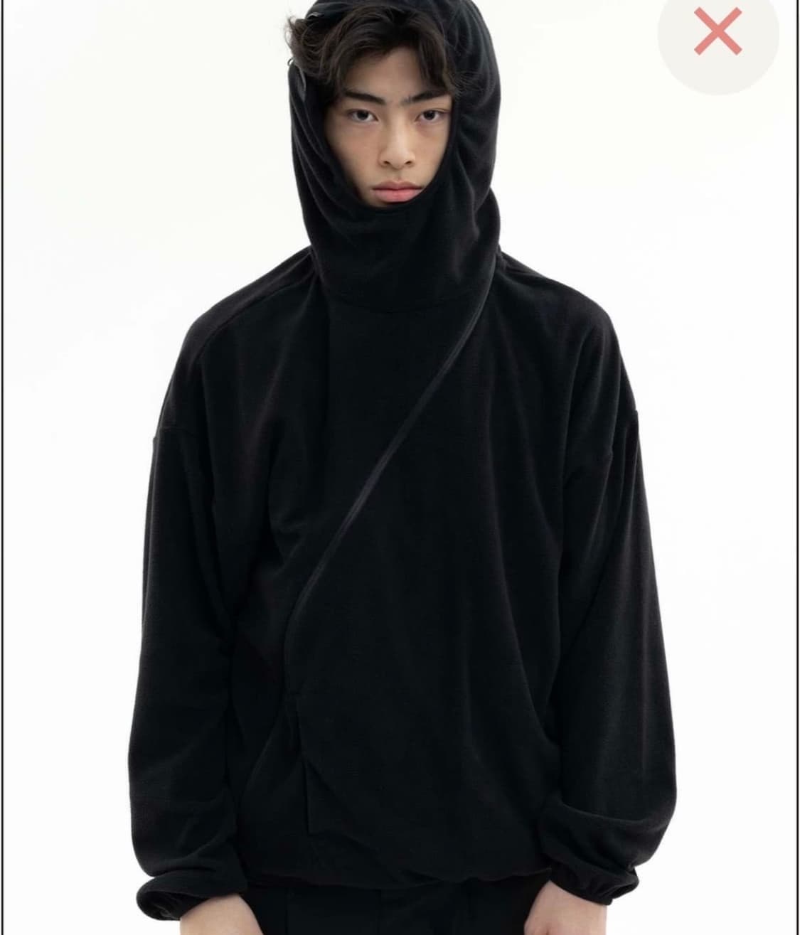 Paf 파프 5.1 hoodie center black M사이즈 상품이미지2
