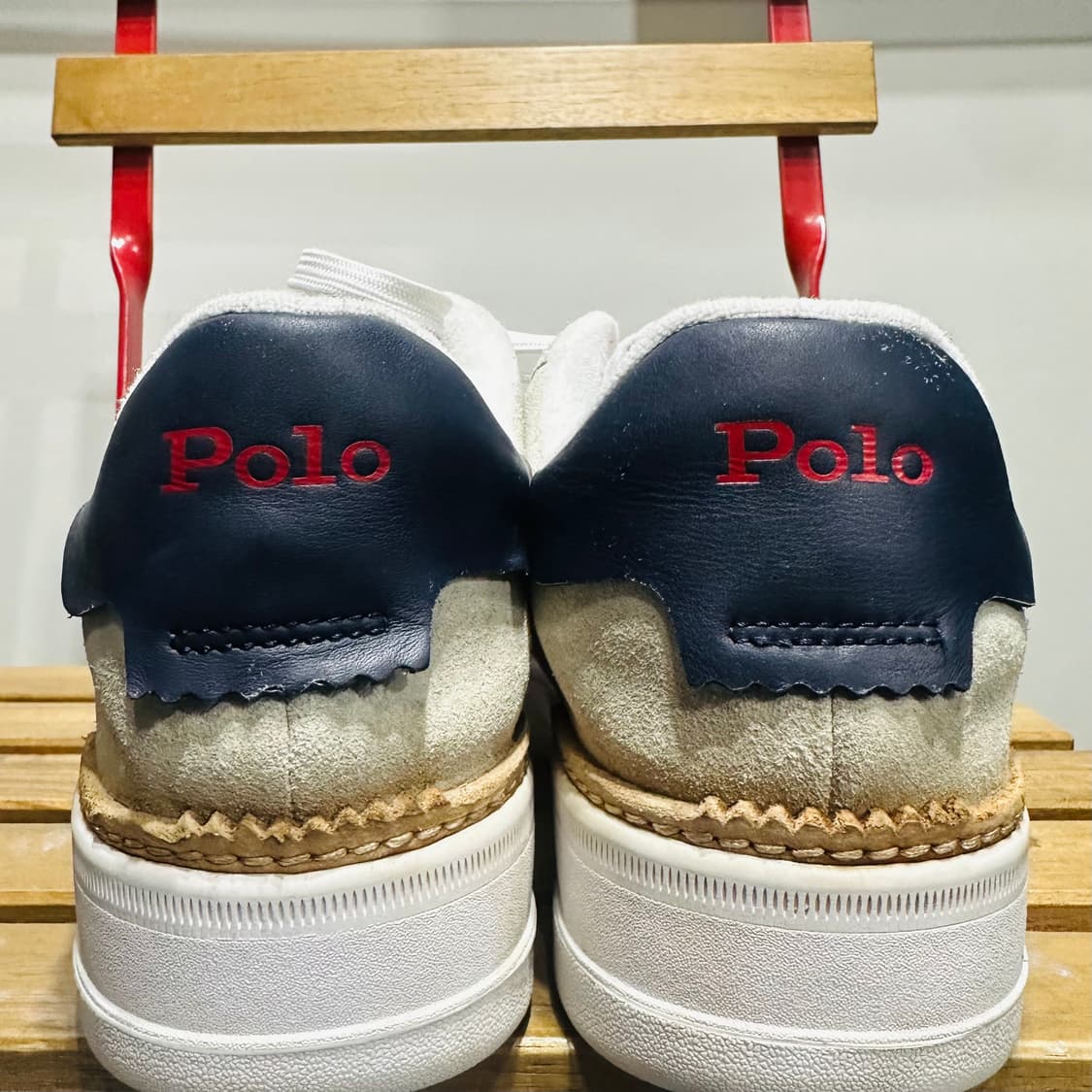 UK11) 285 폴로 운동화 남성 남자 신발 마스터즈 코트 레더 상품이미지5