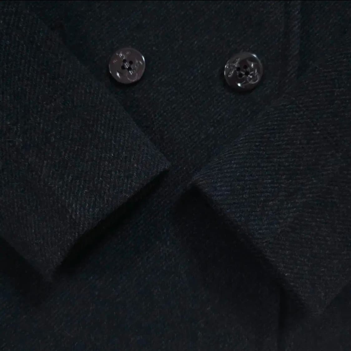 (54)KEITH 울 모직 더블 숏 코트 차콜 상품이미지6