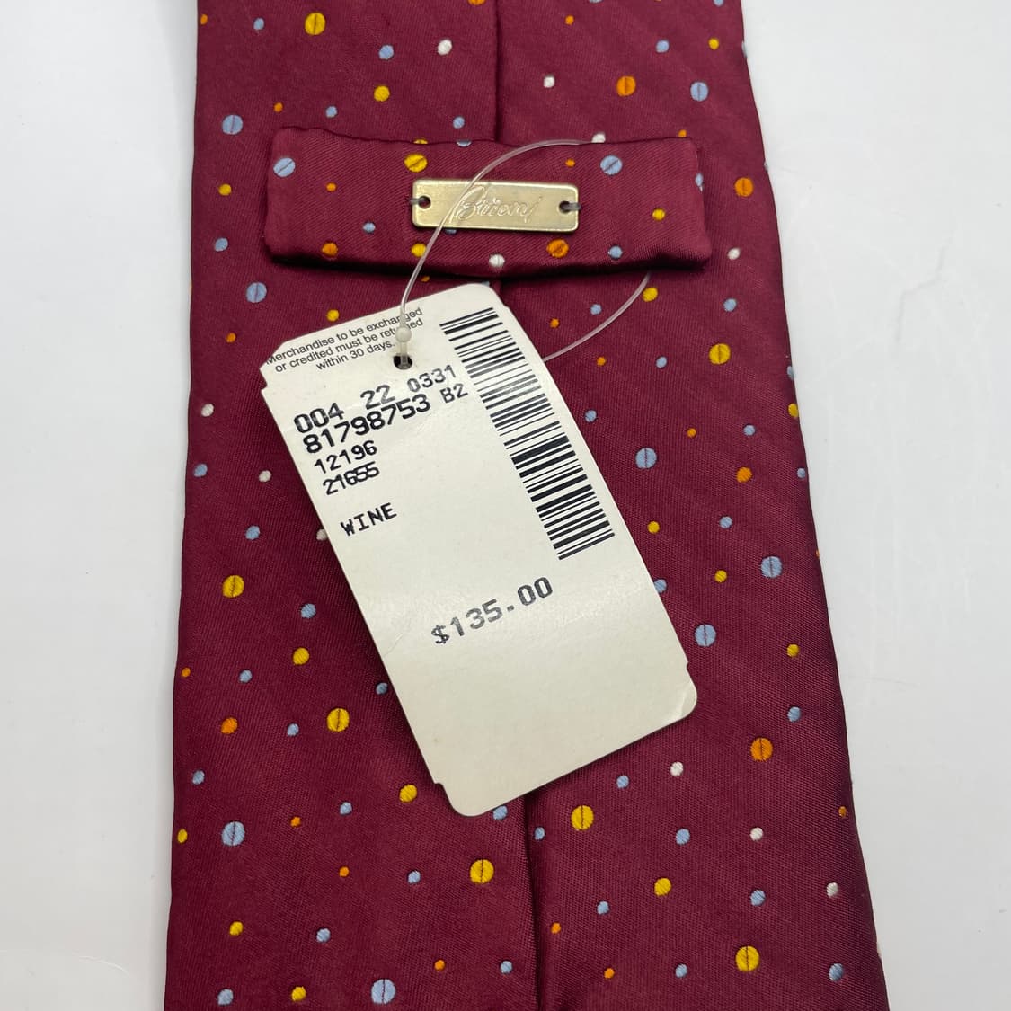 빈티지 패턴 넥타이 미사용 상품이미지5