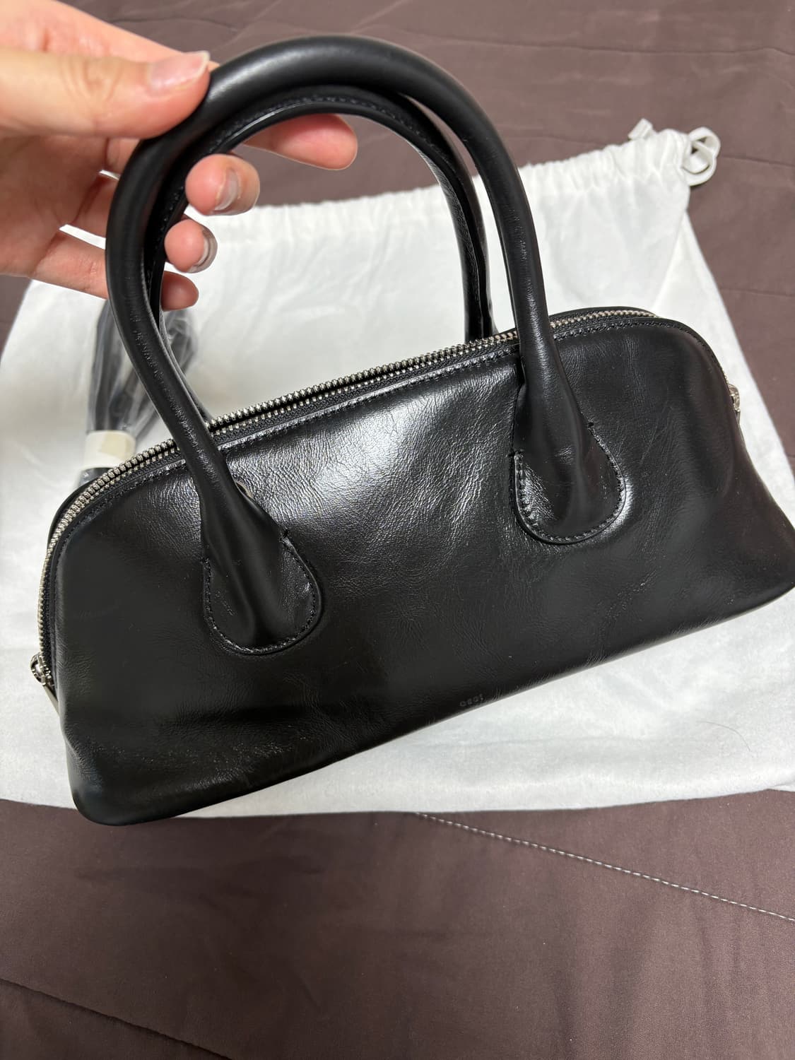 오소이 ZIP BROCLE MINI [STONE BLACK] 상품이미지5