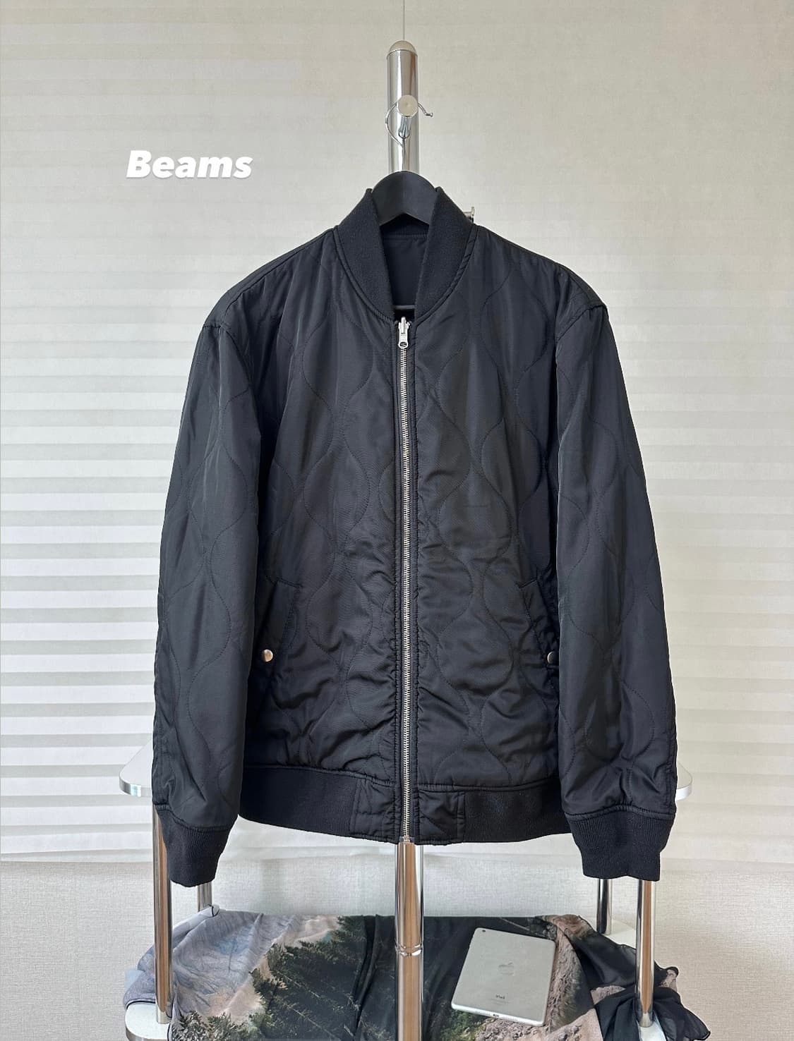 빔즈 퀄팅 리버서블 MA-1 상품이미지1