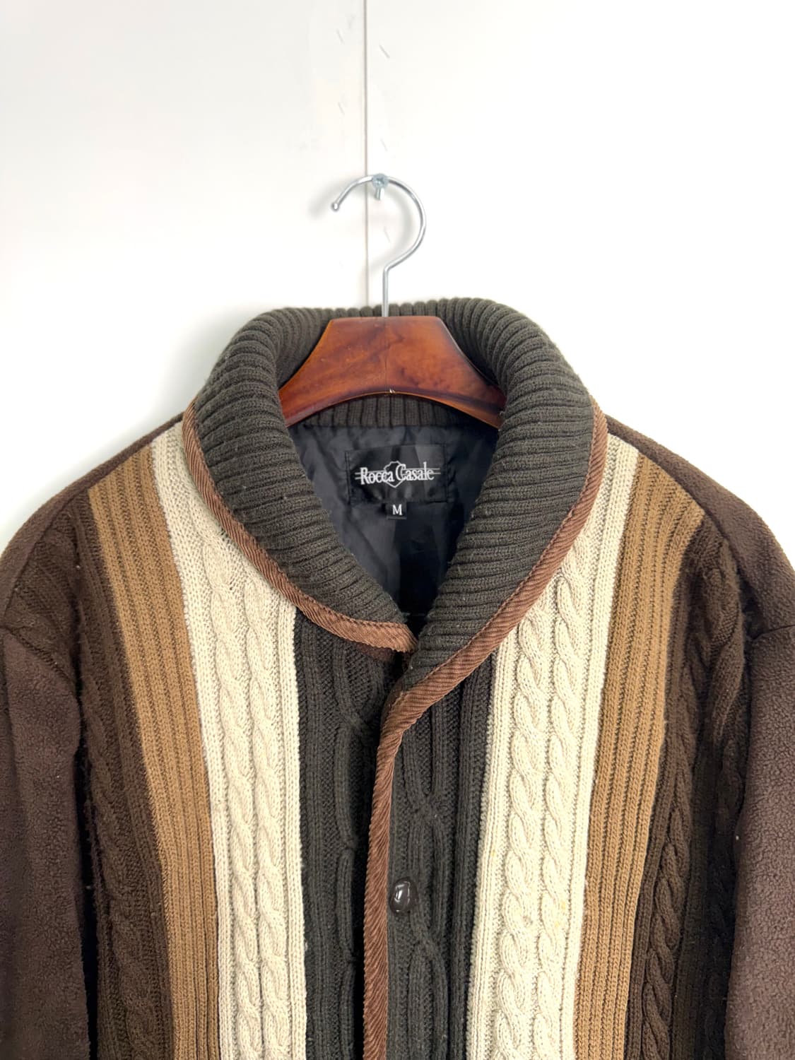 locca casale 숄카라 패널 자켓 상품이미지2