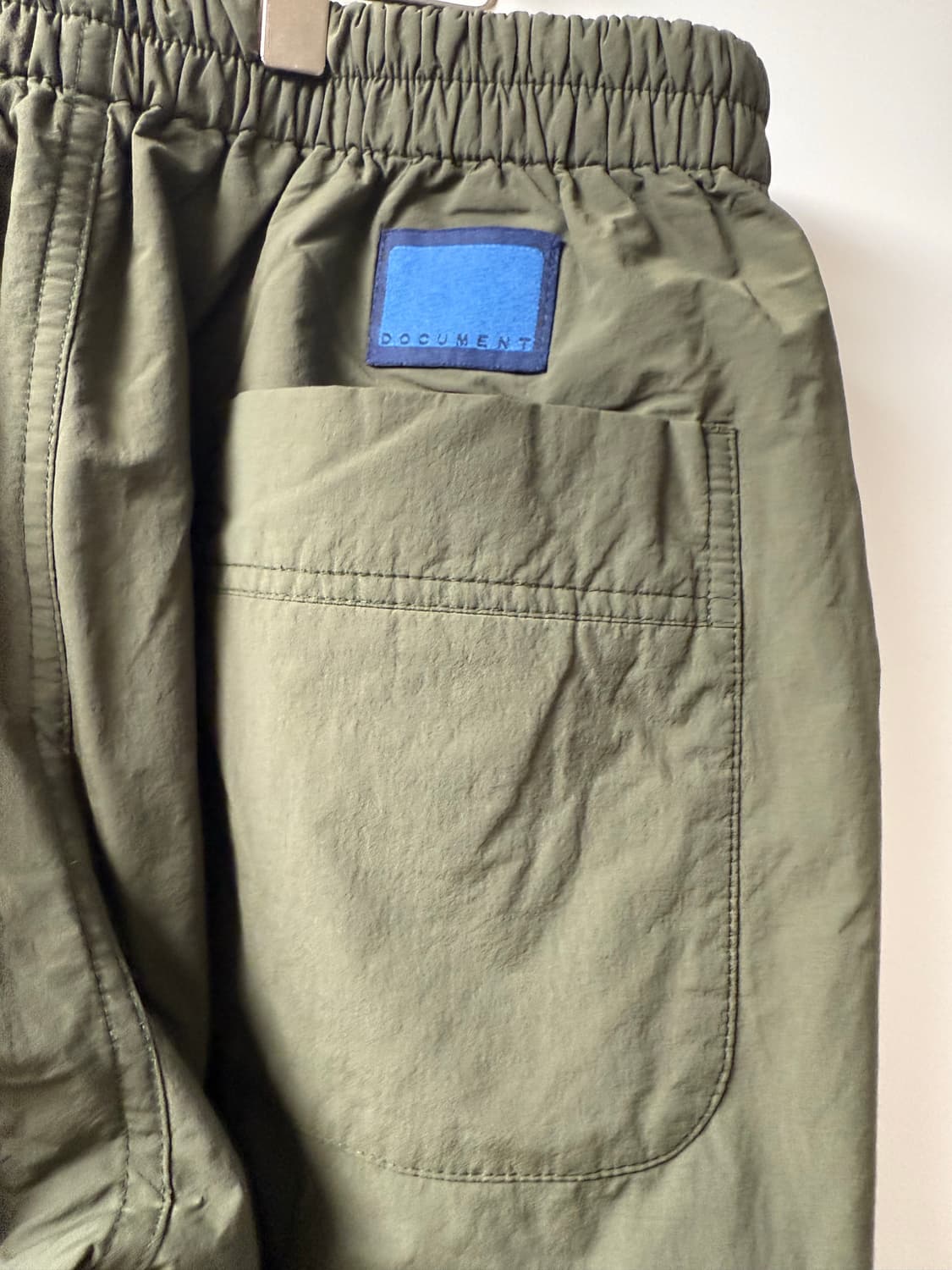 Document 카키색 패딩 파자마 팬츠 L 상품이미지4