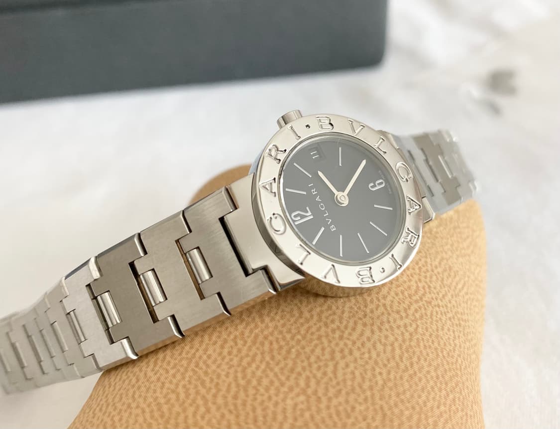 불가리 BB23 여성용 23mm 스몰 사이즈 쿼츠 스틸 상품이미지5
