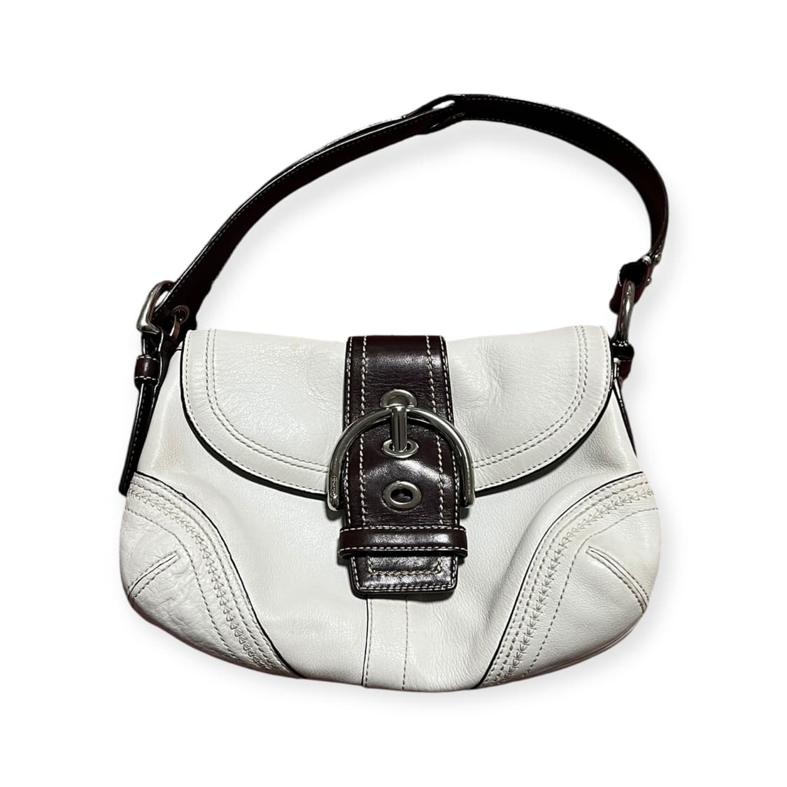 코치 COACH vintage white buckle bag 상품이미지3