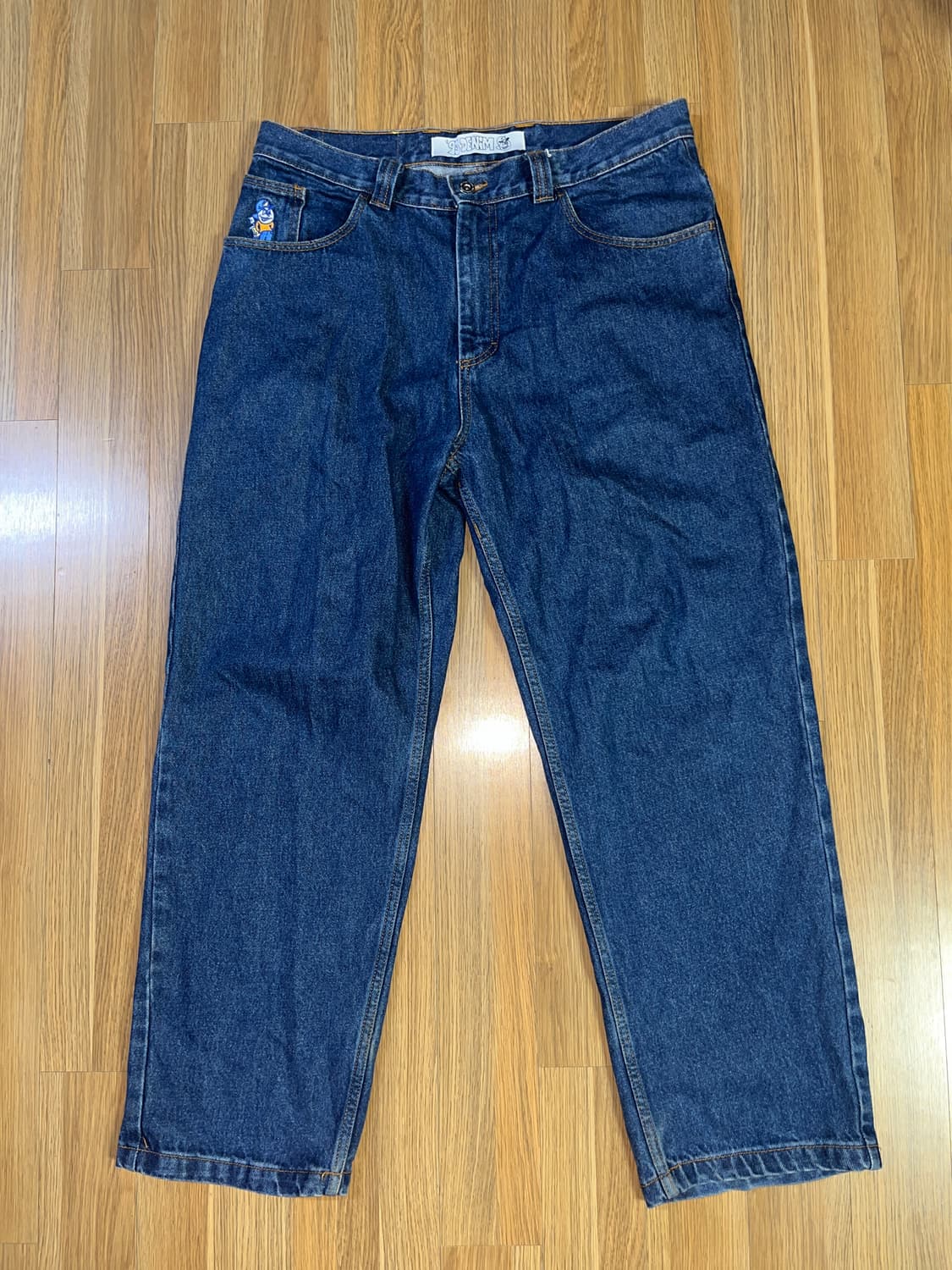 폴라 스케이트보드 93데님 인디고 다크블루 34X32 상품이미지2