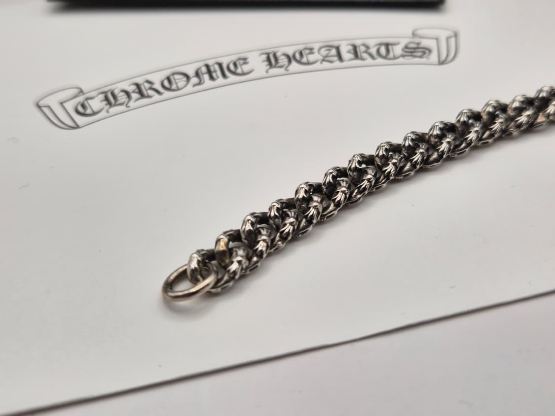크롬하츠 정품 베이비엑스트라 펜시 체인 팔찌 8인치 풀구성 상품이미지7