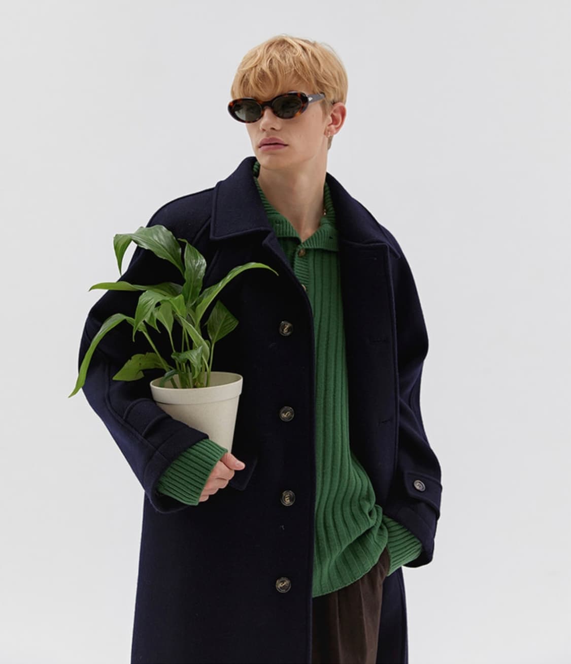 기명 울 캐시미어 니트 상품이미지1