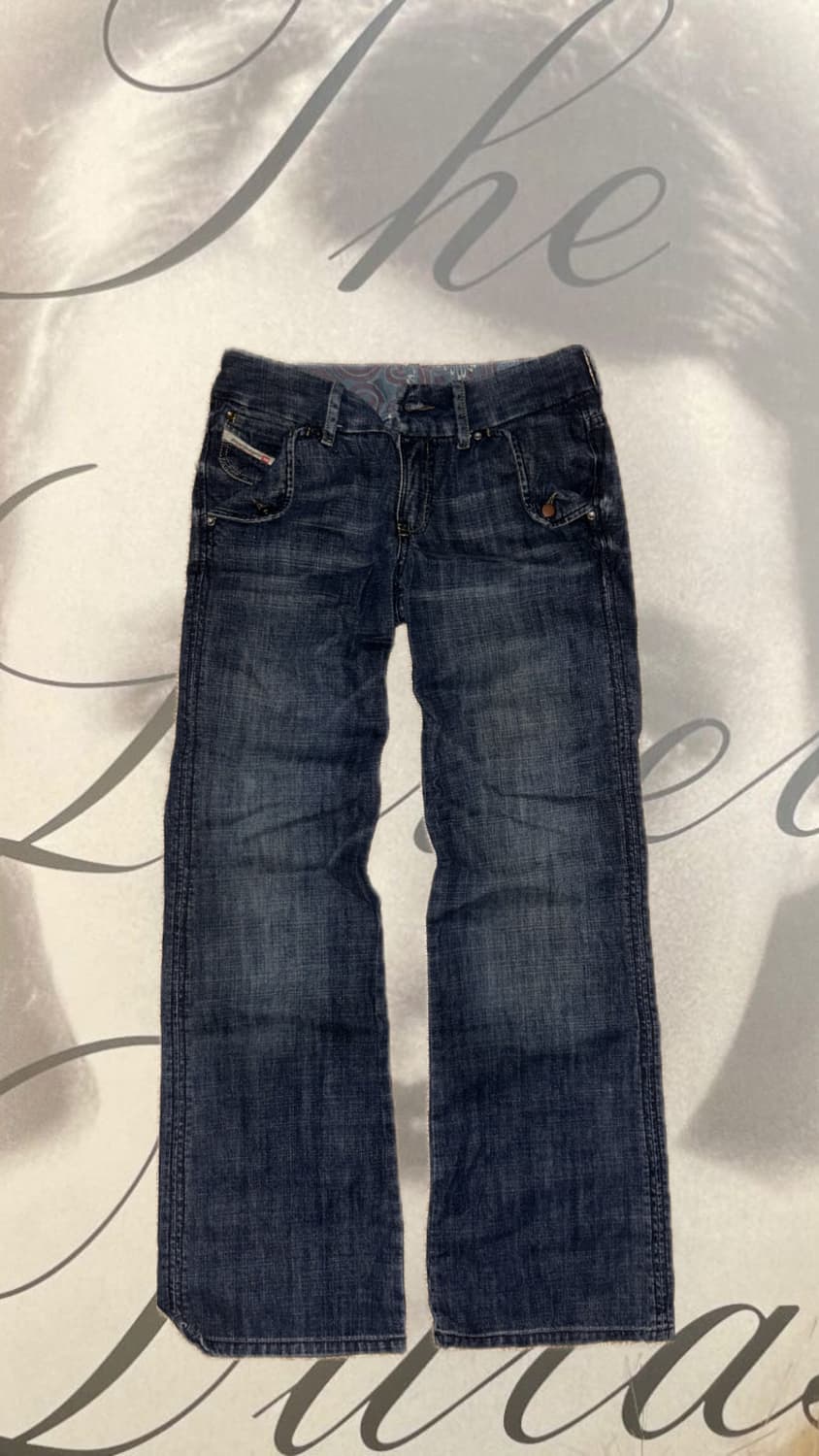 디젤 빈티지 로우라이즈 팬츠 상품이미지1