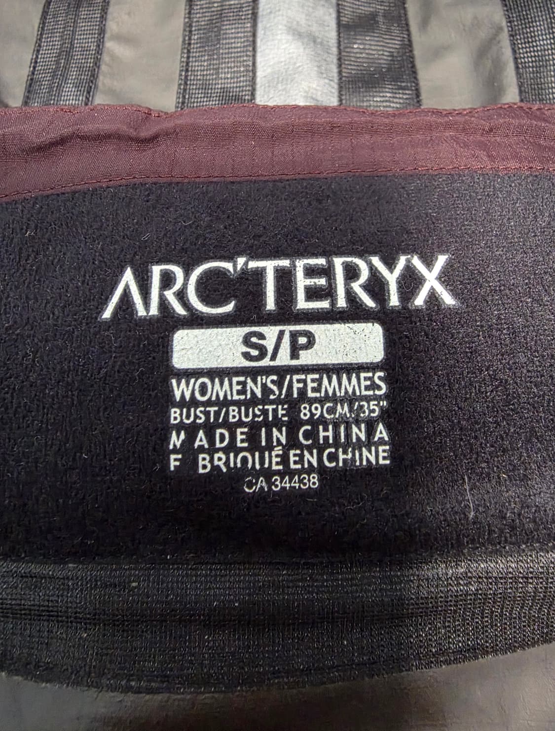 아크테릭스 여성용 베타 LT 버건디 S/P (일본판) 상품이미지7