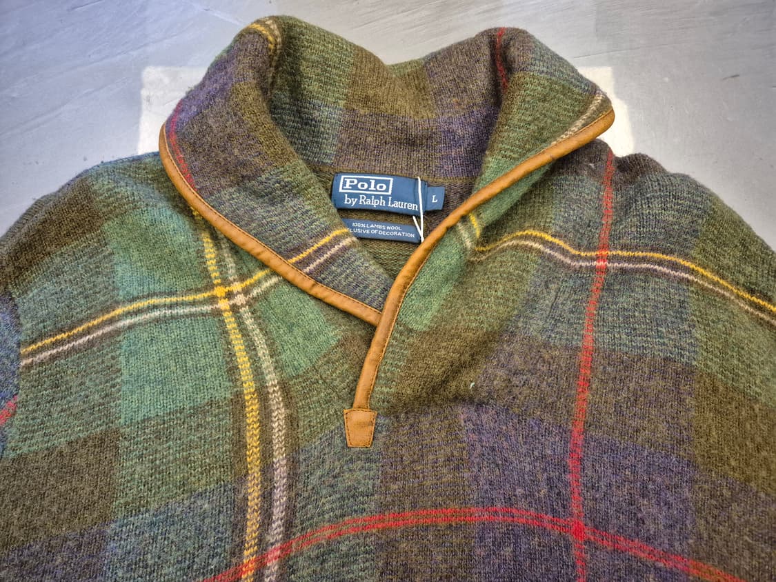 00s 폴로랄프로렌 램스울 숄카라 스웨터 상품이미지2