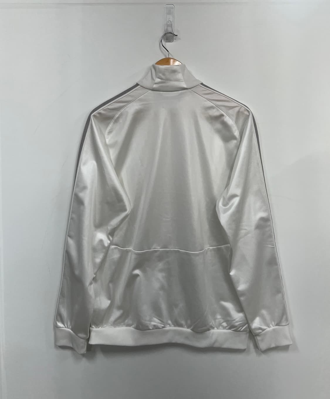 아디다스 화이트 실버 삼선로고 Y2K 트랙탑 져지  상품이미지8