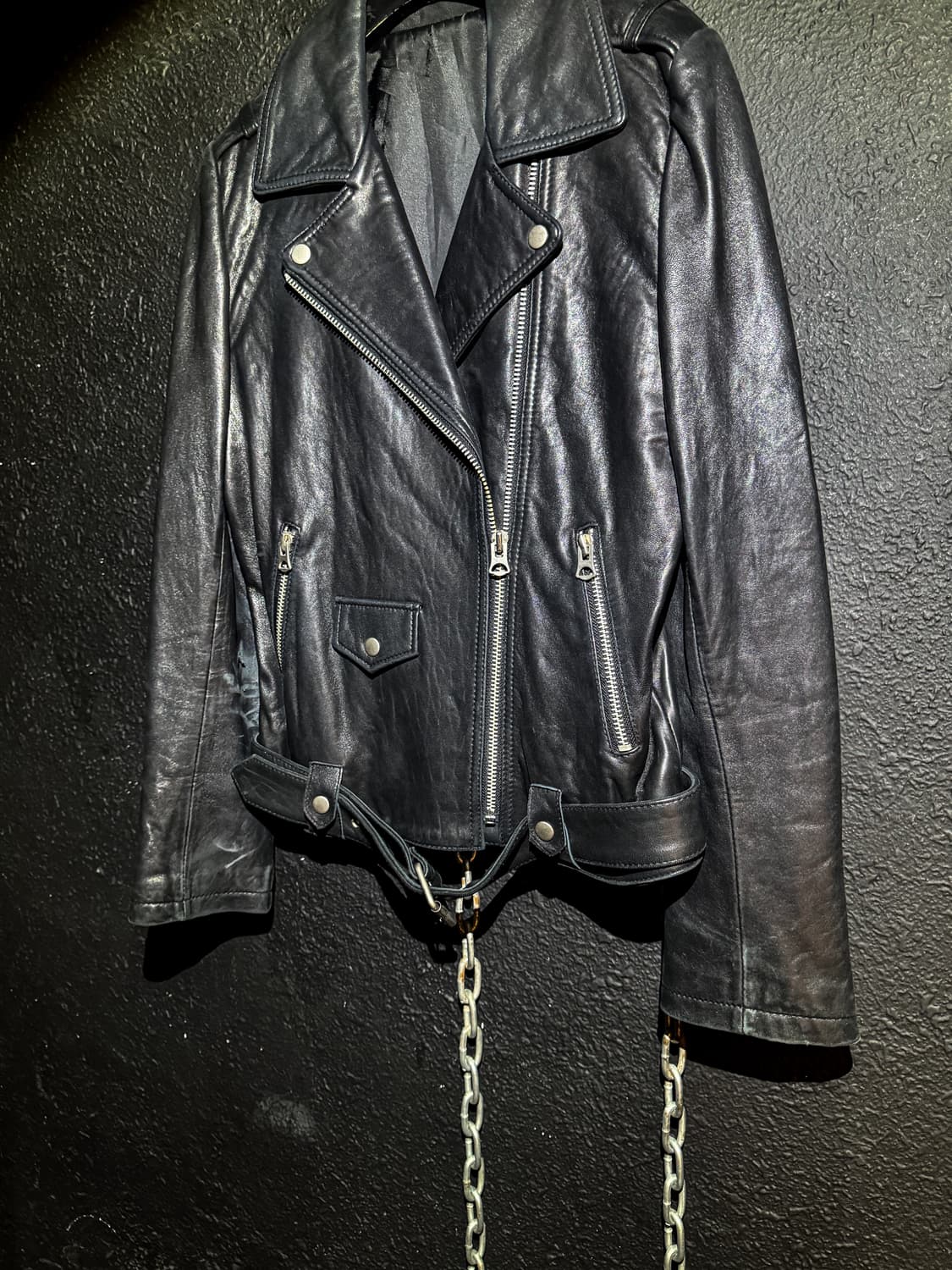 Black Sheep Leather Rider Jacket 상품이미지4