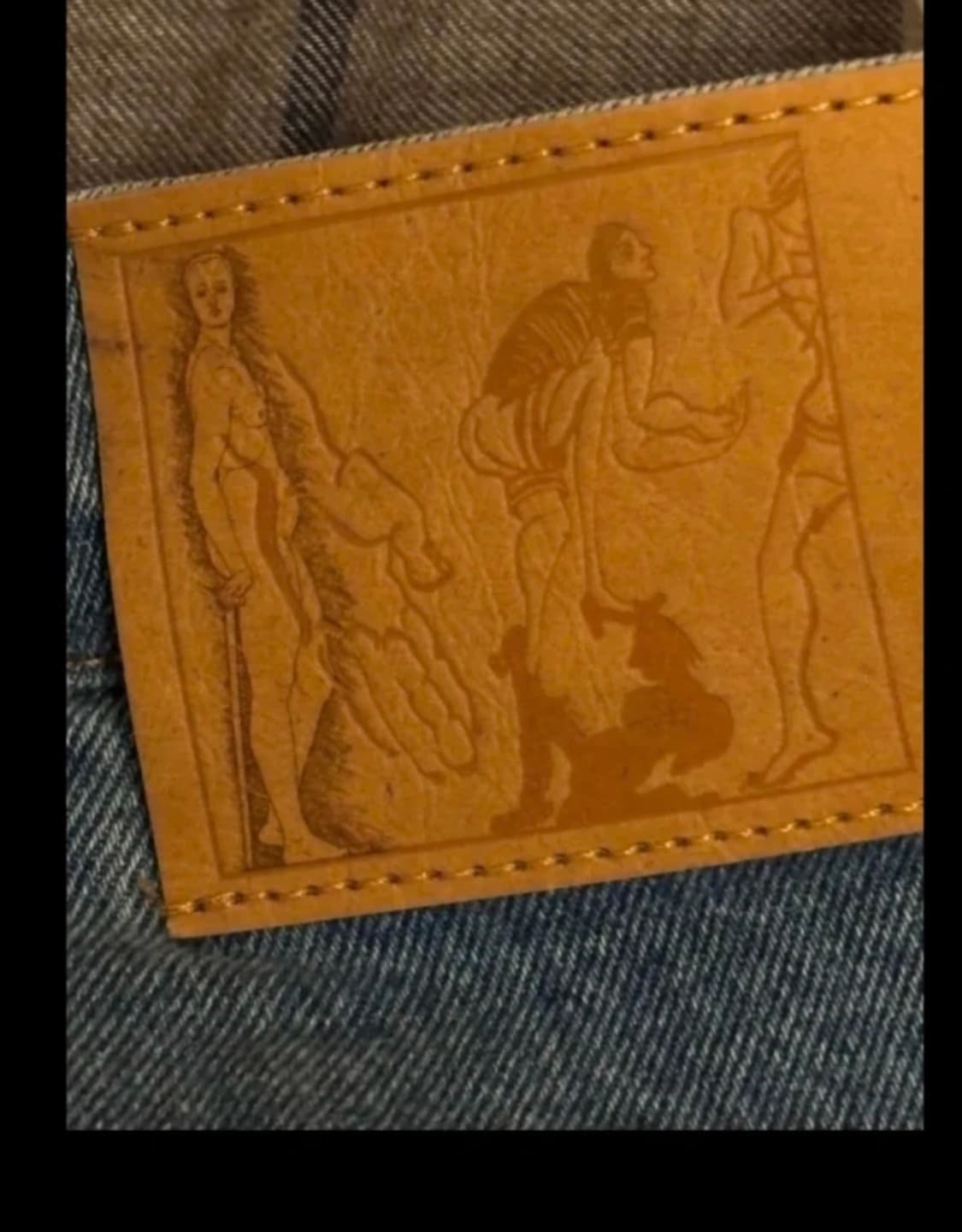 마틴로즈 프린트 스트레이트 레그 진 상품이미지3