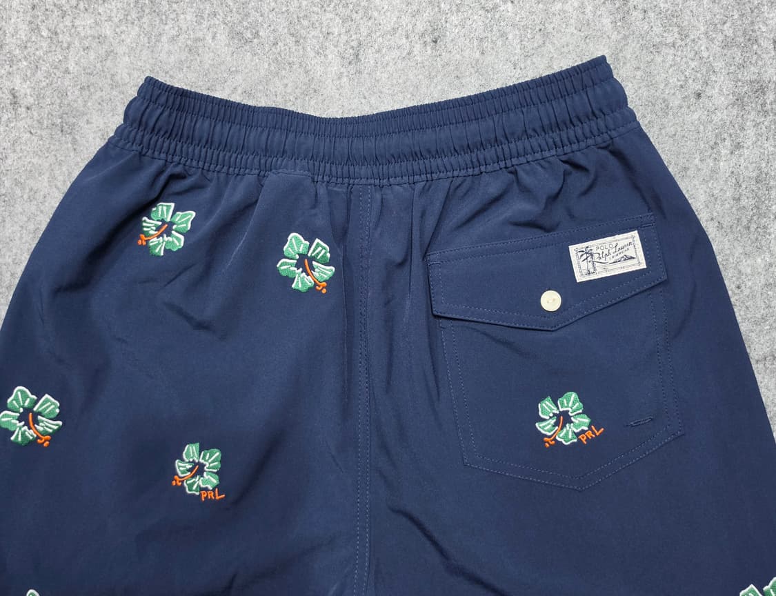 폴로 랄프로렌 멀티자수 수윔 쇼츠 수영 반바지 XS 상품이미지4