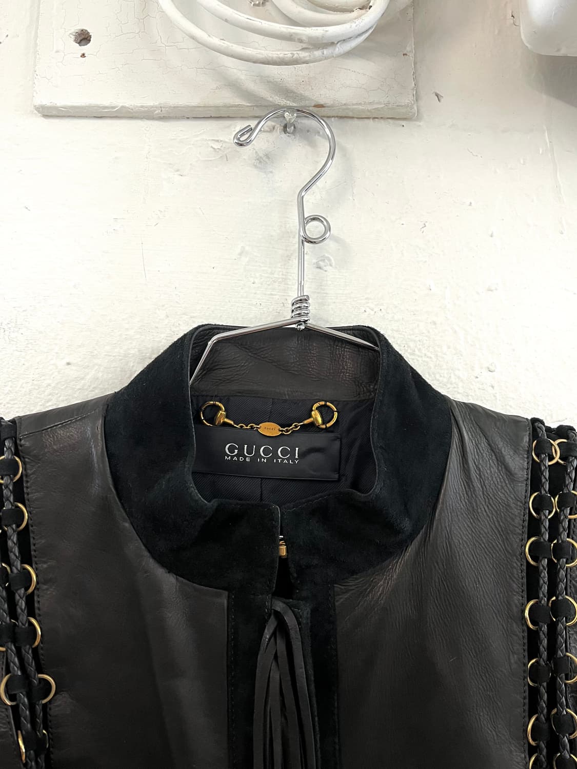 구찌 2011FW 프리다 지아니니 아티저널 본디지 레더 자켓 상품이미지4