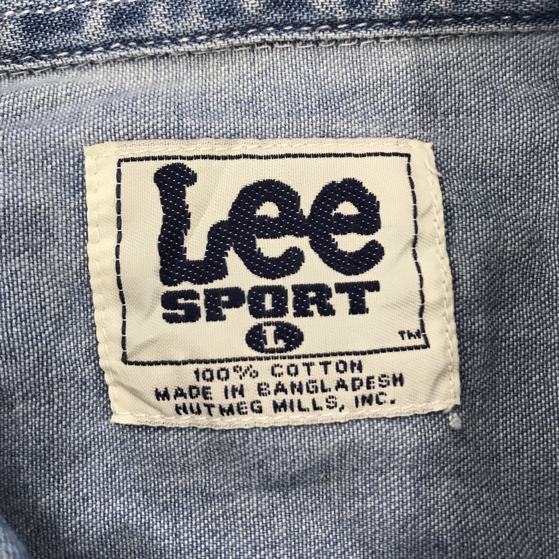 LEE SPORT 90s 앨라배마 데님셔츠 [L] 상품이미지4