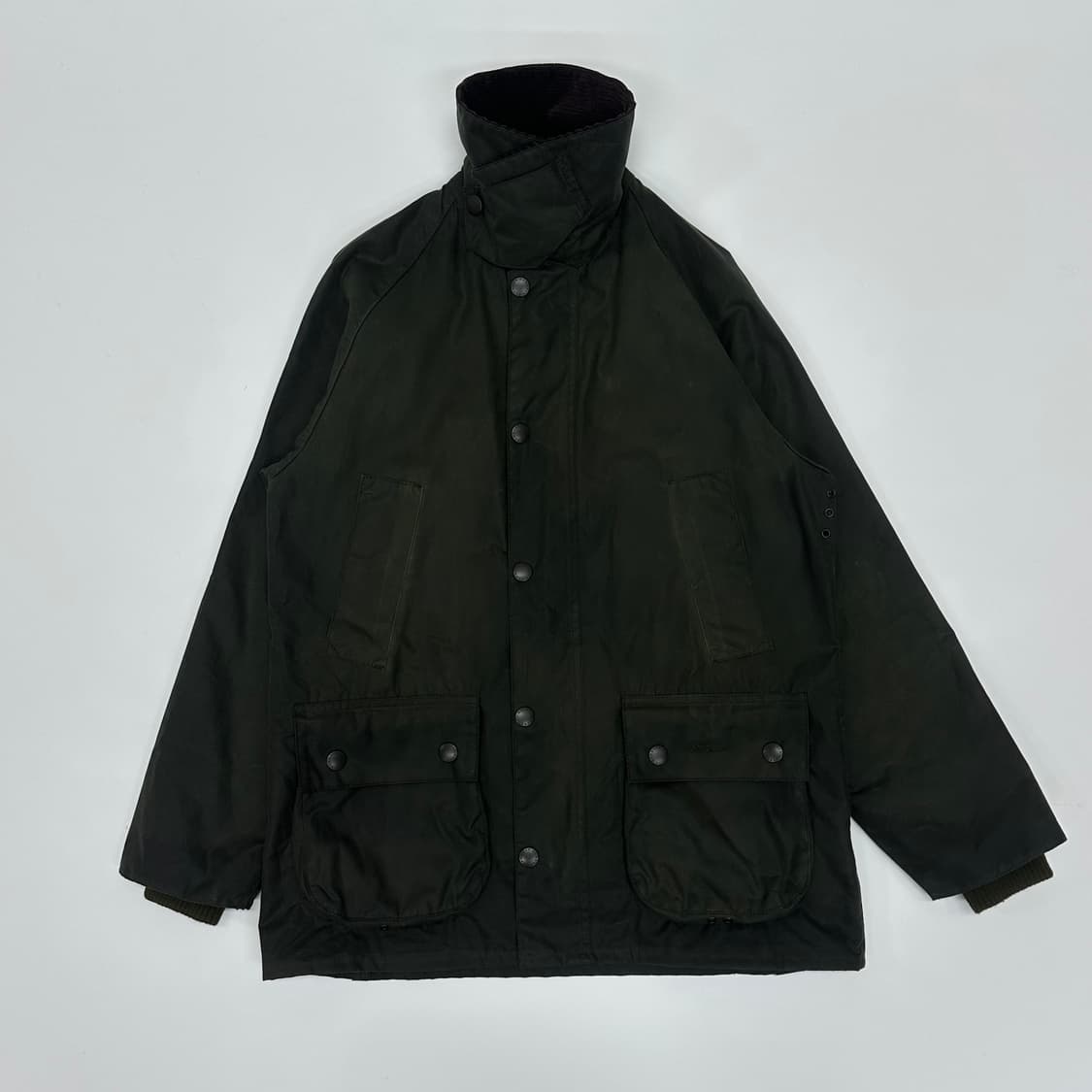 Barbour Beaufort Wax Jacket (olive) 상품이미지6