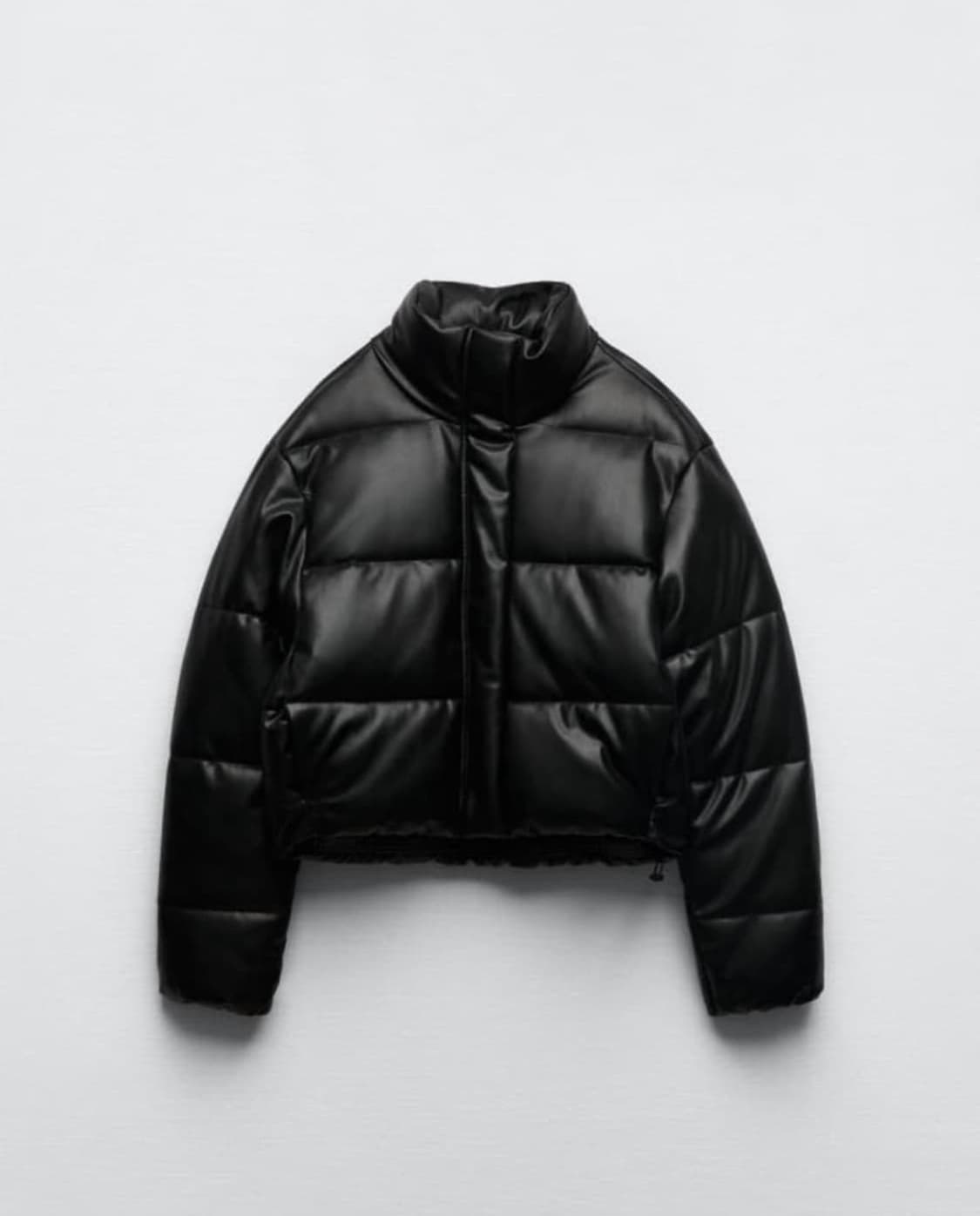 자라 레더패딩 상품이미지1