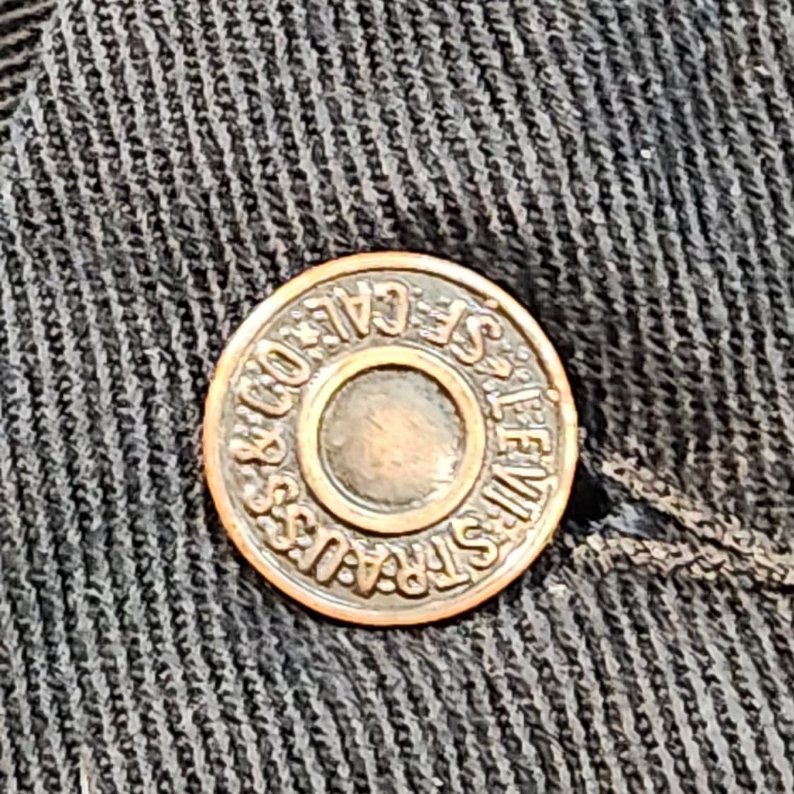 90s Levi's Vintage 블랙 트러커 자켓 36 상품이미지5
