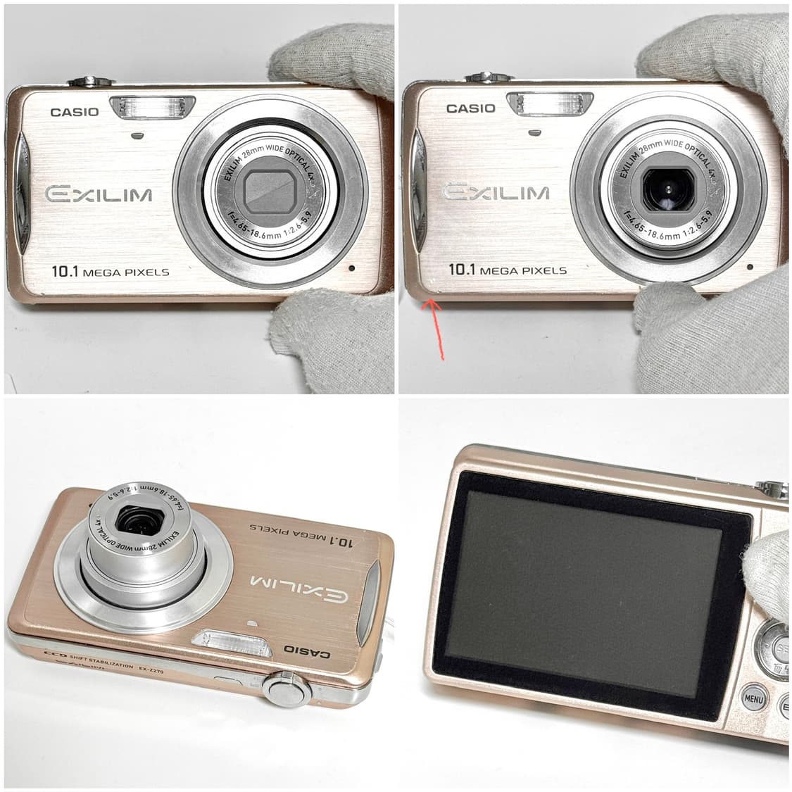 카시오 엑슬림 Z270 로즈골드 빈티지디카 상품이미지5