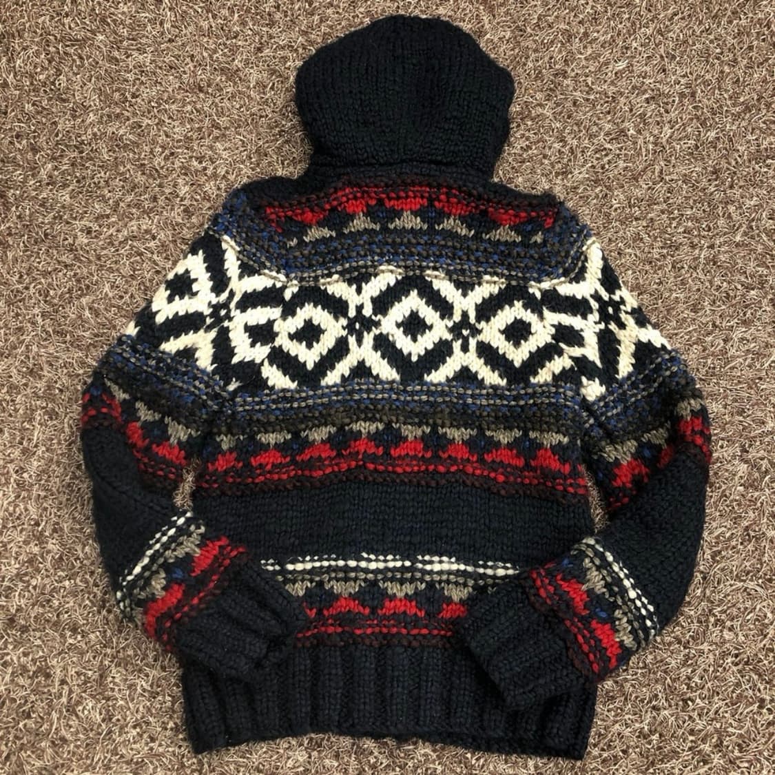 훌리스터 울 후드 니트 스웨터 가디건 상품이미지2