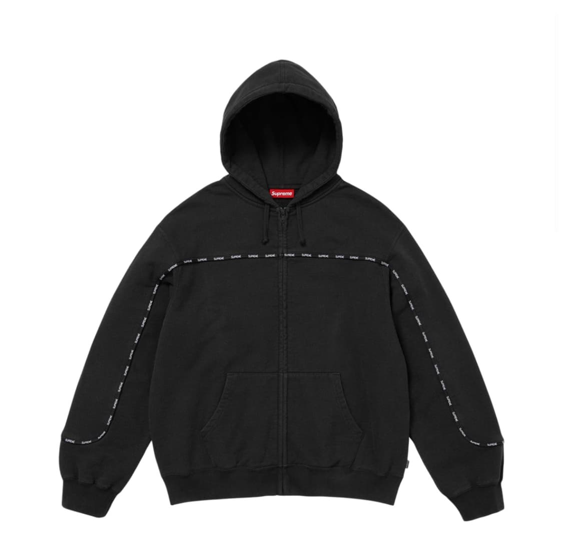 25FW 슈프림 파이핑 집업 후드 상품이미지1