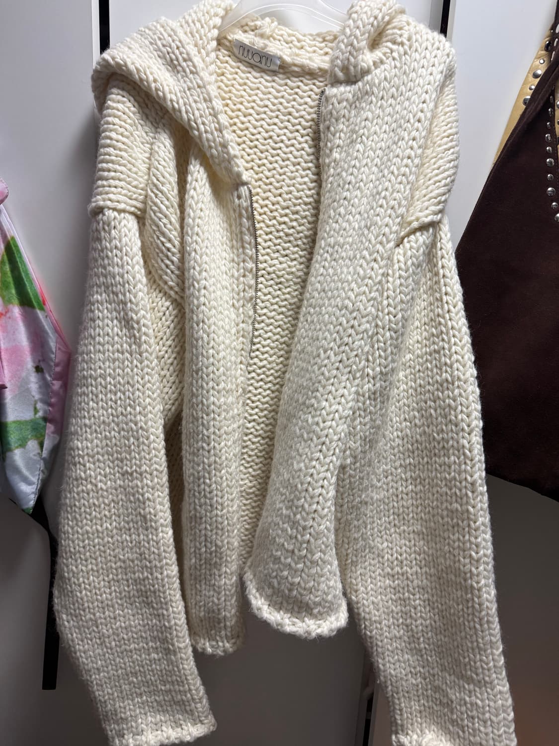 누아누 니트 집업 상품이미지3