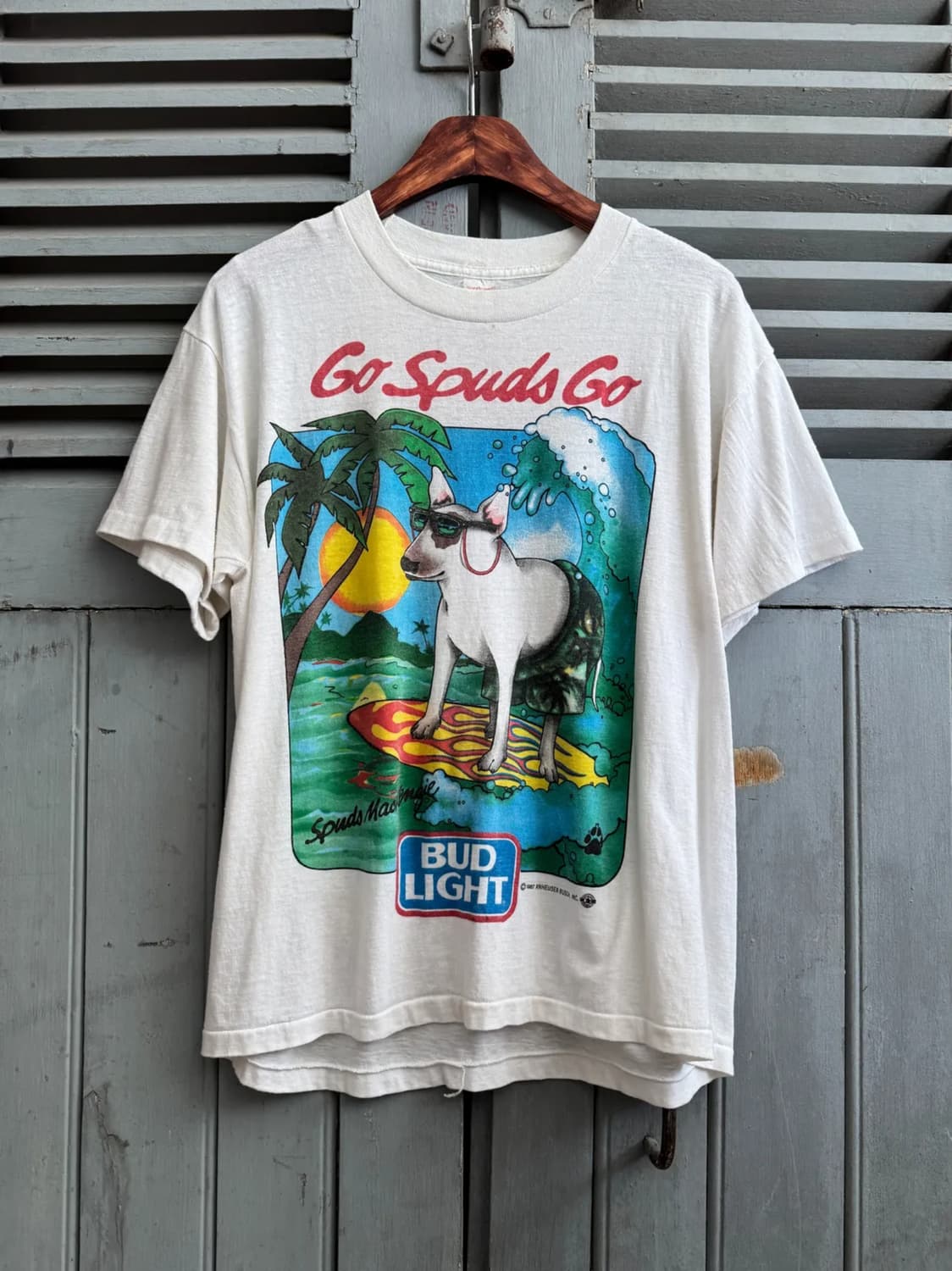 [M]80's BUD LIGHT USA 프로모 티셔츠 상품이미지1